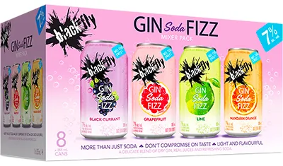 Black Fly Gin Fizz Mix